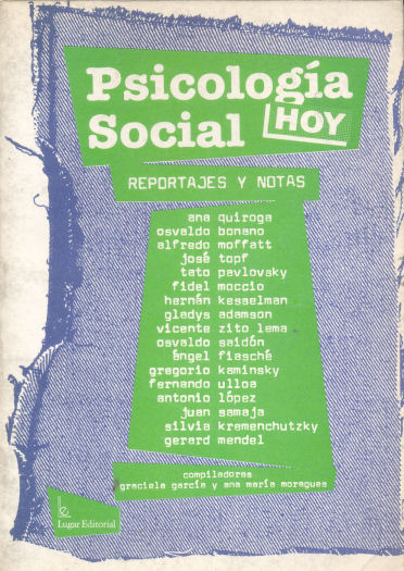 Psicologa social hoy: Reportajes y notas