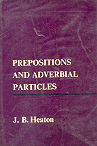 Prepositions and adverbial particles