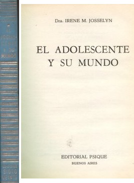 El adolescente y su mundo