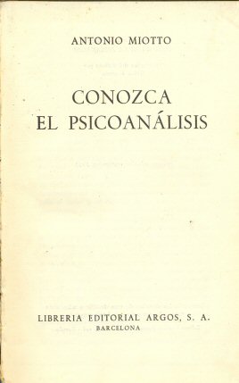 Conozca el psicoanalisis