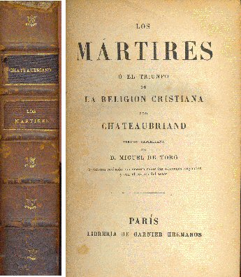 Los martires o el triunfo de la religion cristiana