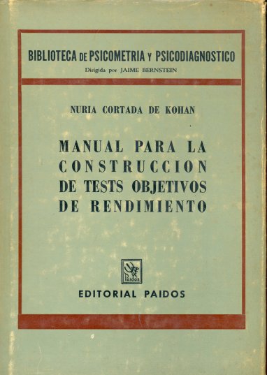 Manual para la construccin de tests objetivos de rendimiento