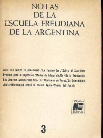 Notas de la escuela freudiana de la Argentina