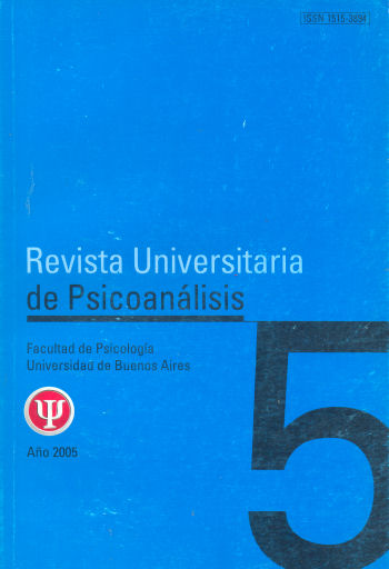 Revista Universitaria de Psicoanlisis