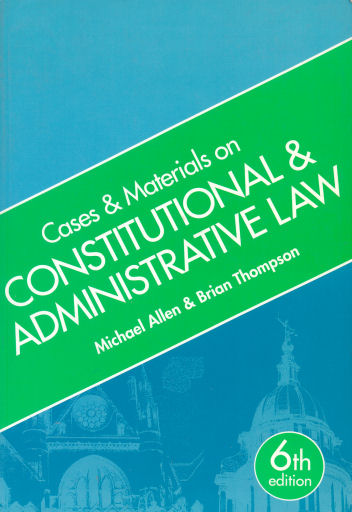 Constitutional & Administrative Law