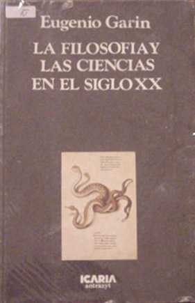 La filosofia y las ciencias en el siglo XX