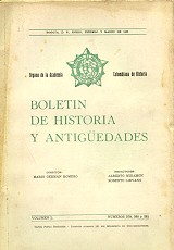 Boletin de historia y antiguedades