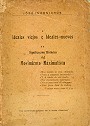 Ideales viejos e ideales nuevos - Significacion historica del movimiento mazimalista