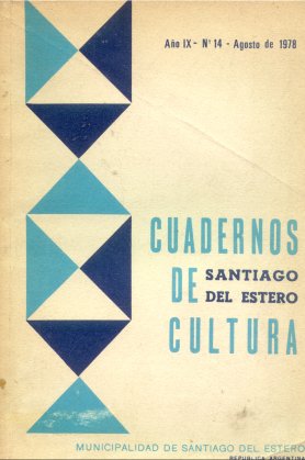 Cuadernos de cultura: Santiago del Estero