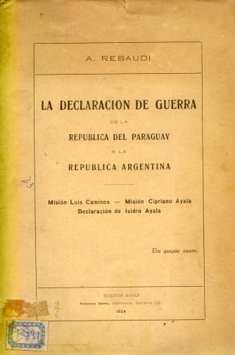 La declaracion de Guerra