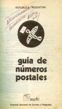 Guia de numeros postales