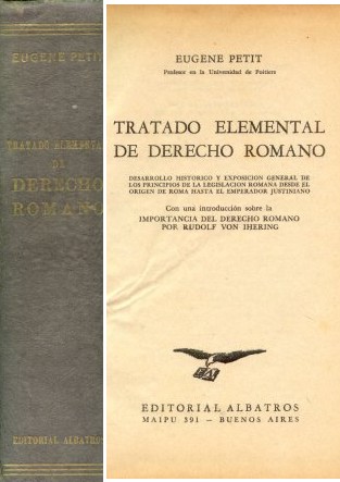 Tratado elemental de derecho romano