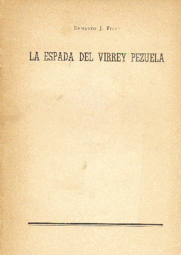 La espada del virrey Pezuela