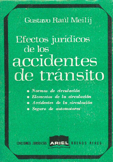 Efectos juridicos de los accidentes de transito