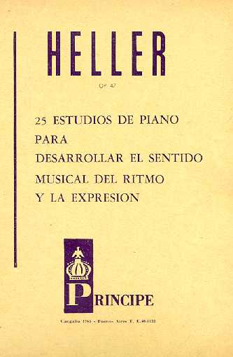 25 estudios de piano para desarrollar el sentido musical del ritmo y la expresion