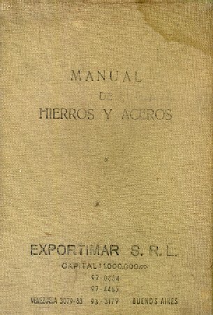 Manual de hierros y aceros