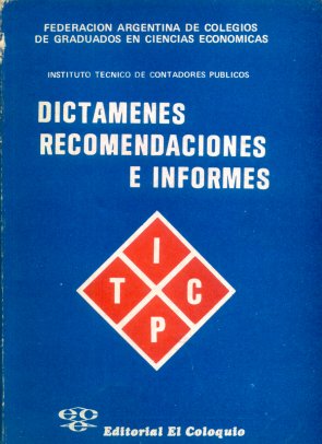 Dictamenes recomendaciones e informes