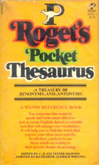 Roget"s pocket thesaurus