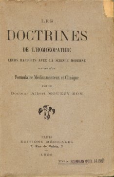 Les doctrines de L"homoeopathie