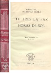 Tu eres la paz - Horas de sol