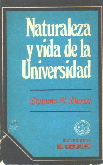 Naturaleza y vida de la universidad