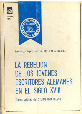 La rebelion de los jovenes escritores alemanes en el siglo XVIII