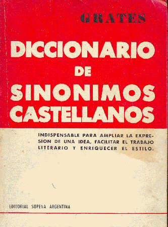 Diccionario de sinonimos castellanos