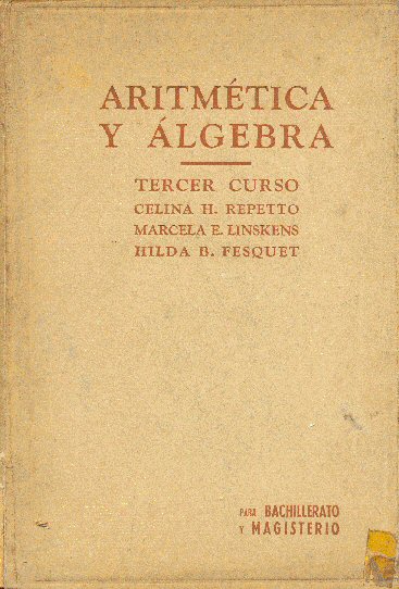 Aritmtica y lgebra - 3 curso