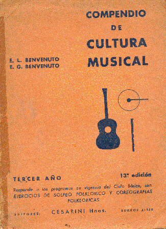 Compendio de cultura musical - Tercer ao