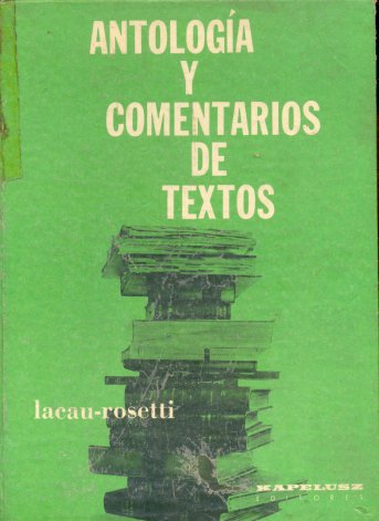 Antologia y comentarios de textos