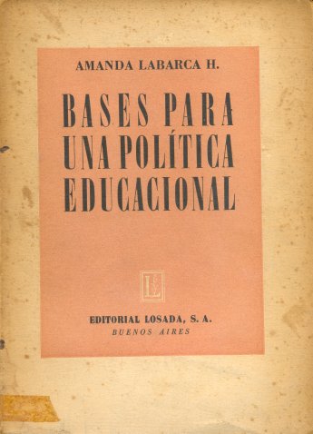 Bases para una poltica educacional