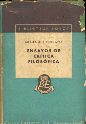 Ensayos de crtica filosfica