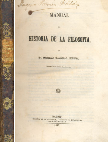 Manual de Historia de la filosofia