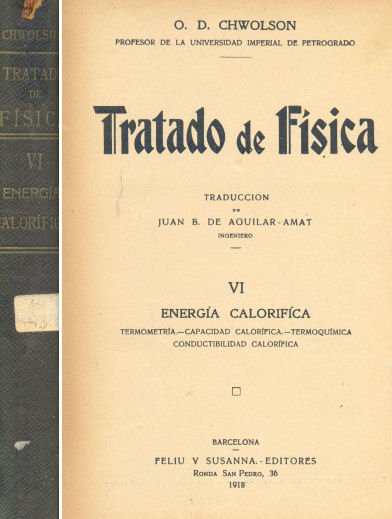 Tratado de fsica - Energa calorifca