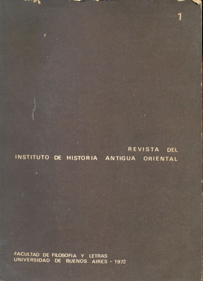 Revista del instituto de historia antigua oriental