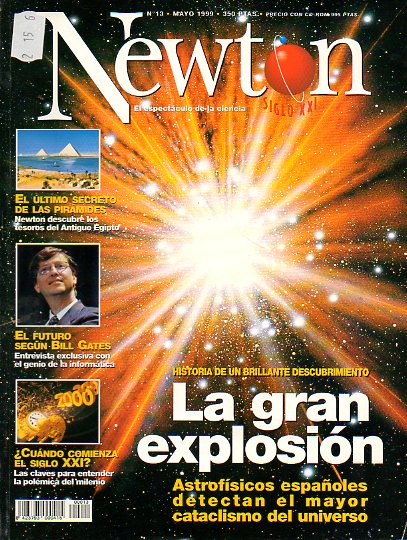 Revista NEWTON. El espectculo de la Ciencia. N 13.