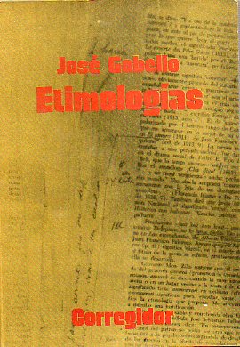 ETIMOLOGAS. 1 edic.