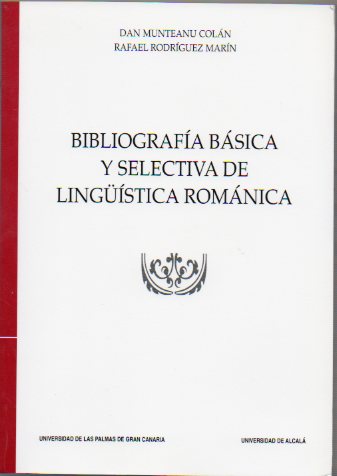 BIBLIOGRAFA BSICA Y SELECTIVA DE LINGUSTICA ROMNICA.