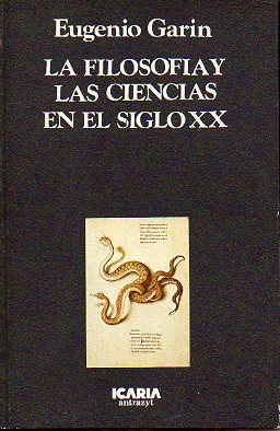 LA FILOSOFA LAS CIENCIAS EN EL SIGLO XX.