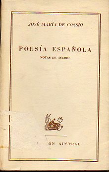 POESA ESPAOLA. NOTAS DE ASEDIO.