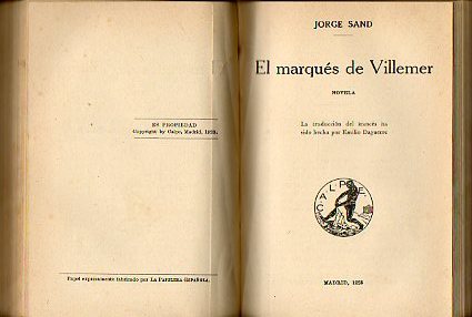 JUAN DE LA ROCA / EL MARQUS DE VILLEMER.