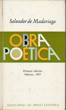 OBRA POTICA. Primera edicin corregida. Febrero 1977.