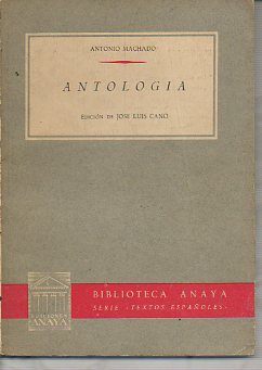 ANTOLOGA. Edic. de Jos Luis Cano.