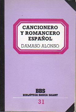 CANCIONERO Y ROMANCERO ESPAOL.