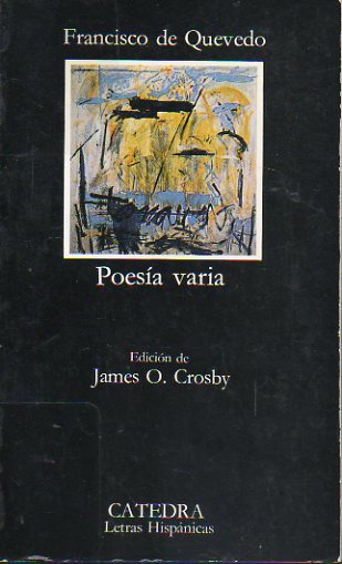 POESÍA VARIA. Edición de James O. Crosby.