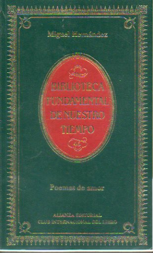 POEMAS DE AMOR. Estudio previo, seleccin y notas de Leopldo de Luis.