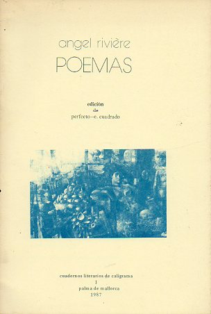 POEMAS. Edicin de Perfecto E. Cuadrado.