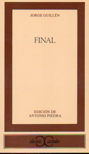 FINAL. Edicin de Antonio Piedra.