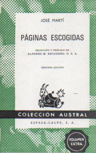 PGINAS ESCOGIDAS. Edicin de Alfonso M. Escudero.