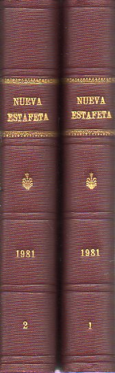 NUEVA ESTAFETA. N�mero 26 a 37. Encuadernados en 2 vols.